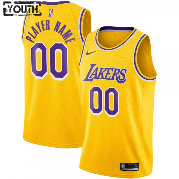 Los Angeles Lakers Trikot Benutzerdefinierte 2020-2021 Nike Icon Edition Swingman - Kinder